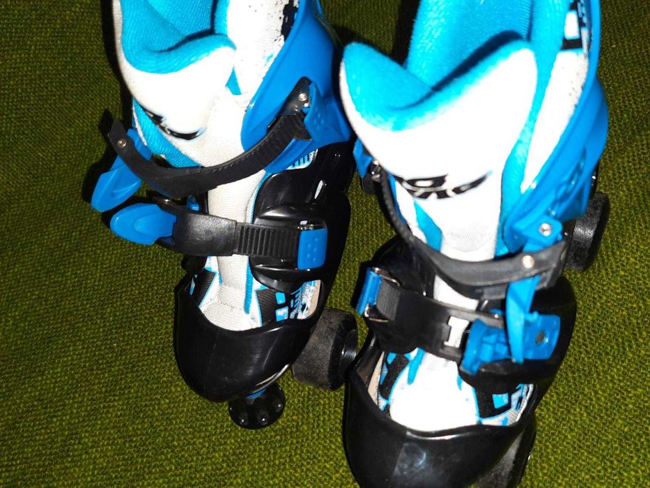 Крутые ролики No Fear Quad Skates Junior. Размер UK 1-4. 21,5см.Англия