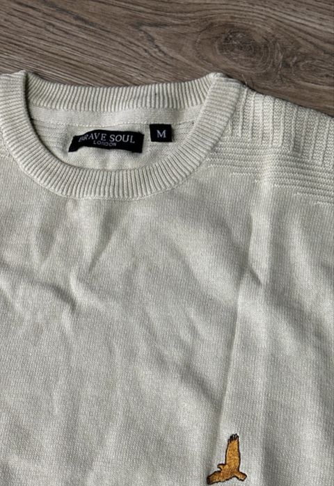 kurtka Rebel , bluza Boohoo sweter Brave Soul r M cały zestaw