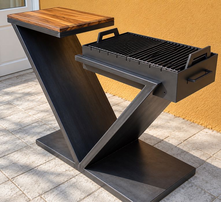 Churrasqueira BBQ Artesanal em Ferro – Nova – Design Exclusivo negociavel