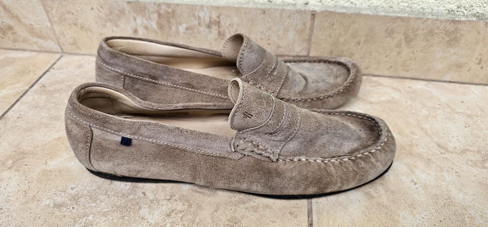 Van Bommel mokasyny skórzane męskie rozmiar 43 wkładka 27,5cm