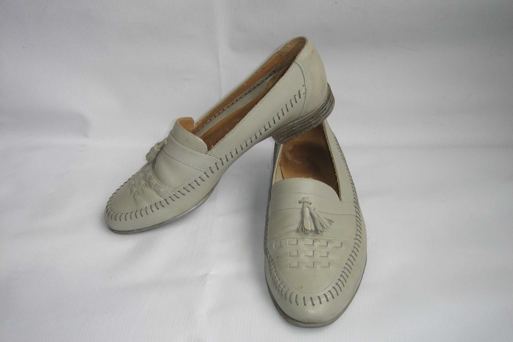 Кожаная мужская летняя обувь.