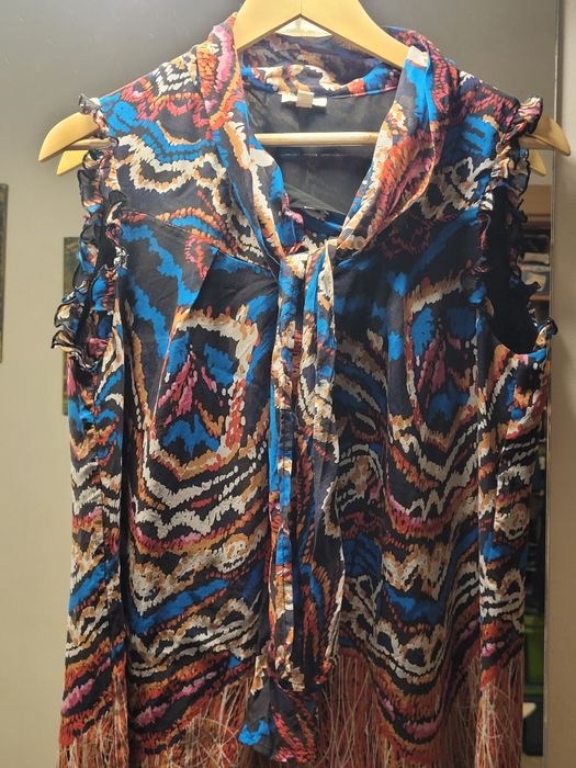 CUDNA Sukienka **SOLAR**  Jedwabna r 40