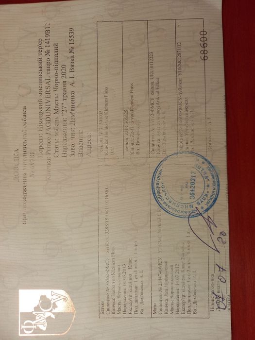 Продам собаку яхтерєр