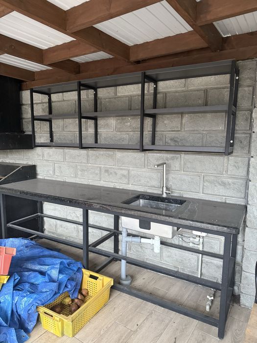 Мангальна зона з якісного метаріалу, камінь мтал