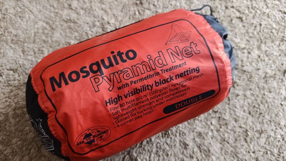 Mosquiteira, sea to summit mosquito pyramid net double