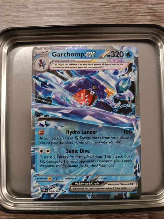 Cartas Pokémon raras originais - Drayton Full Art + Garchomp ex (Inglê