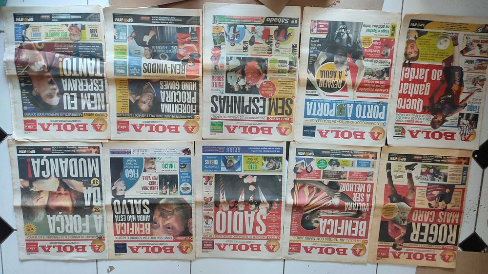 70 Jornais a Bola de 2001