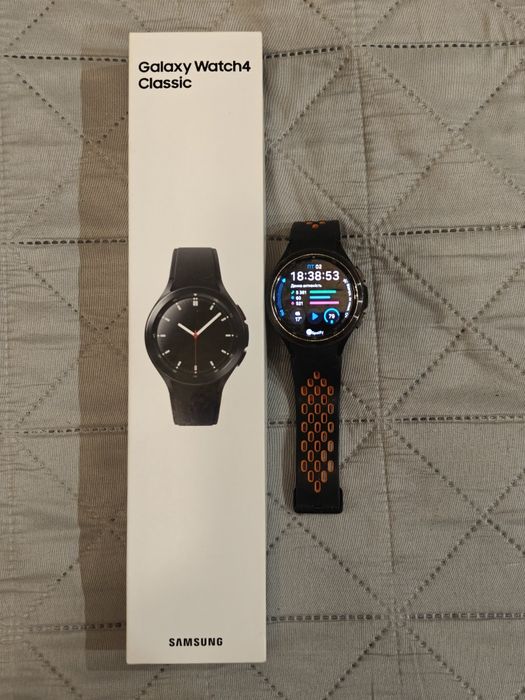Samsung Galaxy Watch4 Classic 46 мм, LTE, чорний