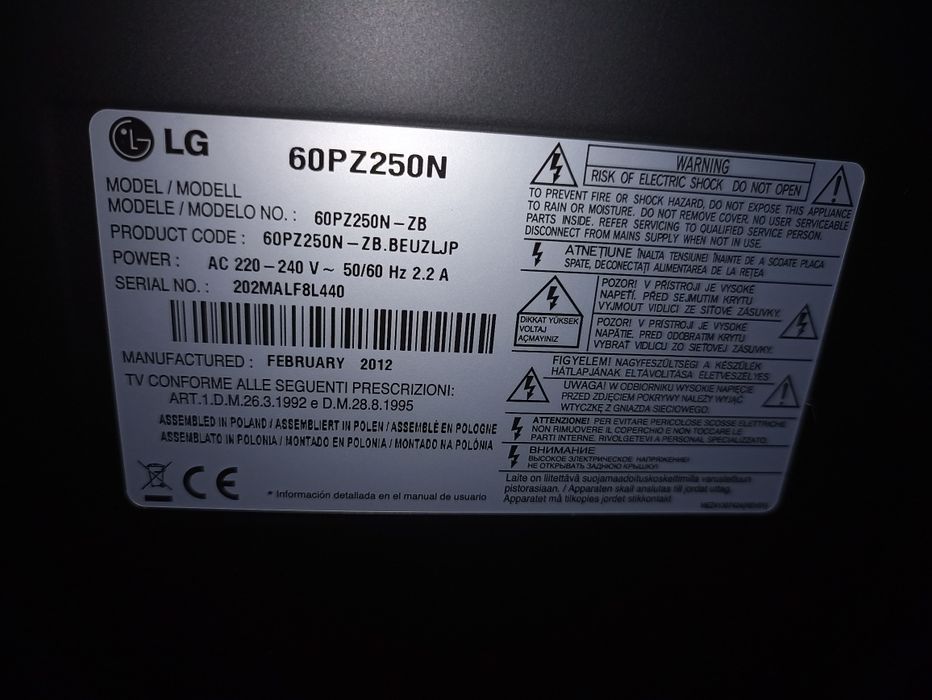 Продам плазменный ТВ-на запчасти