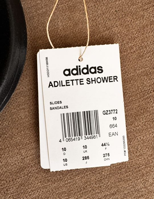 Шльопанці (пантолети) ADIDAS Оригінал (розмір 10)