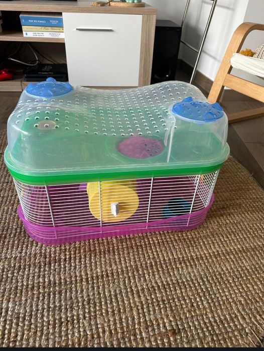 Gaiola hamster com pouco uso