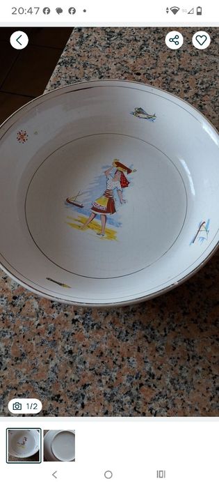 Saladeiras de louça antigas