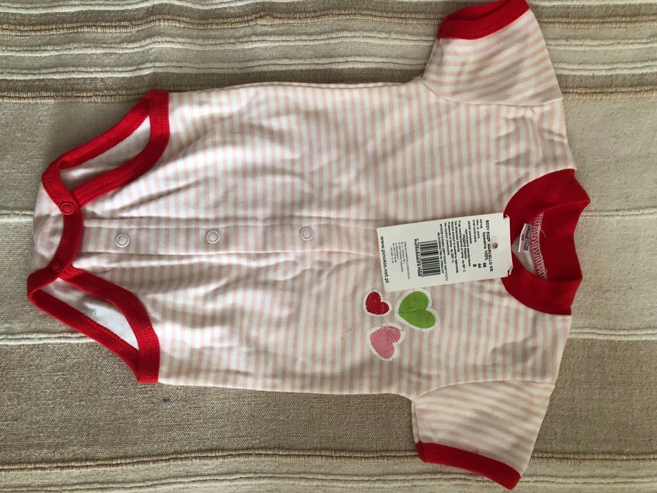 Nowe body z krótkim rękawkiem Pinokio 68 dla dziewczynki