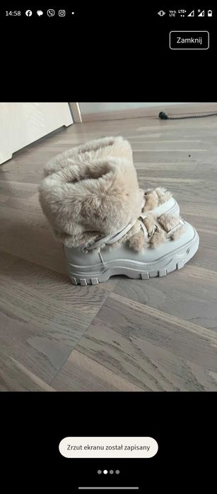 Damskie nowe śniegowce Zara