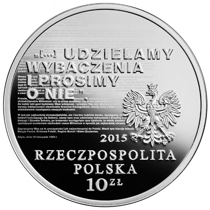 10 zł, 50. rocznica orędzia biskupów polskich