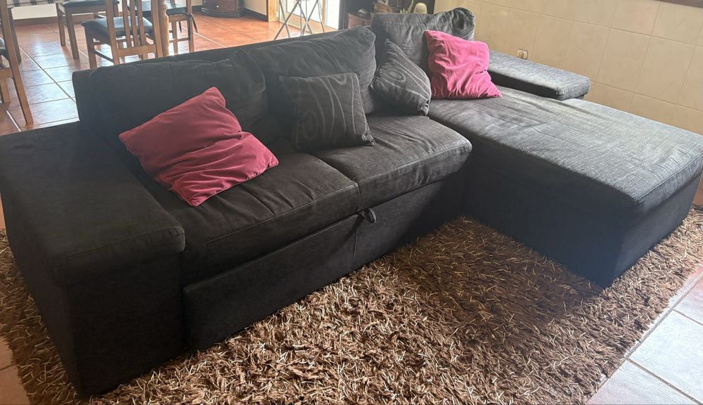 Sofá Cama com X Long Esquerdo