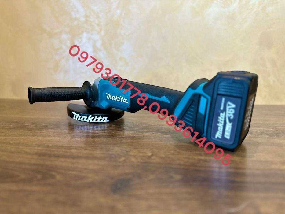 Аккумуляторная безщіткова Болгарка Makita DGA404 36V6A Турбінка 1000Вт