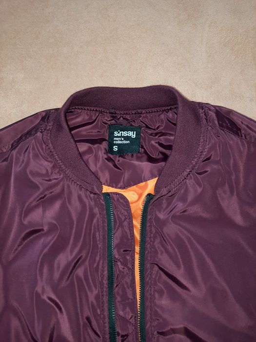 Kurtka Bomberka Sinsay rozmiar S kolor bordo