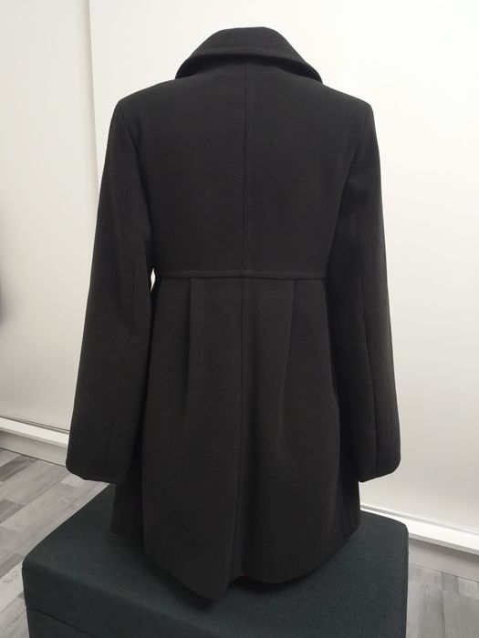 Płaszcz wiosna, jesień,czarny płaszcz, płaszczyk