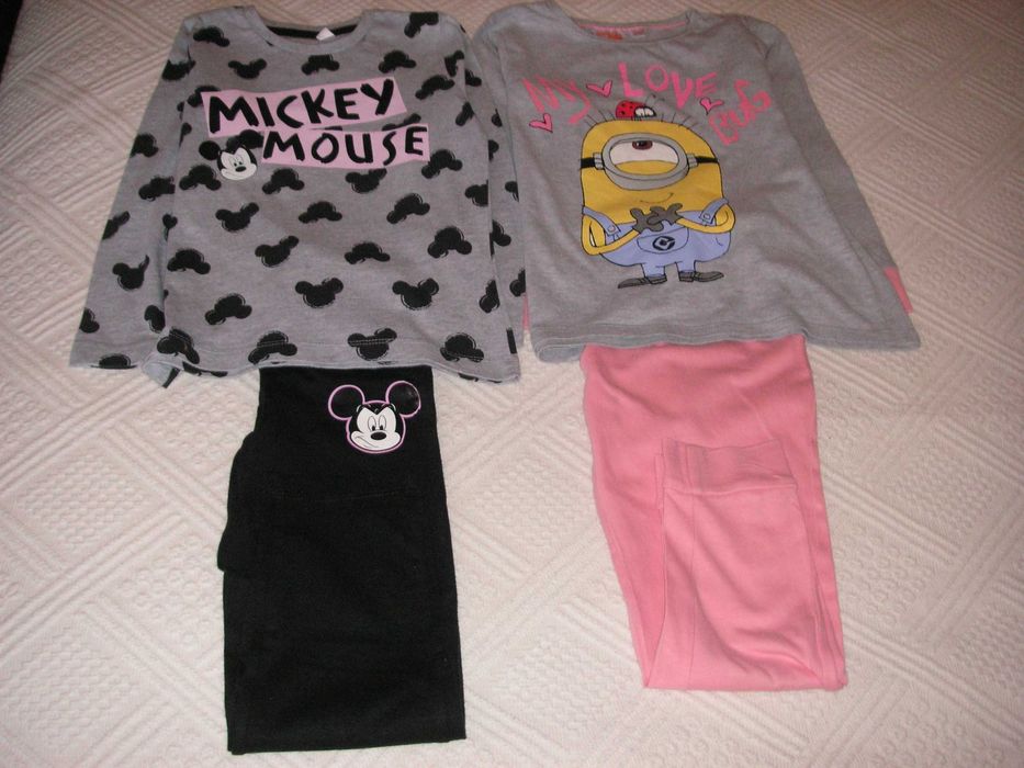 Pijamas Mickey Mouse (Disney) e Minion(Dispicable Me) T4/5