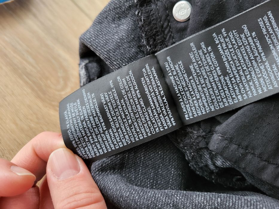 Spodnie damskie jeansowe ciemne h&m