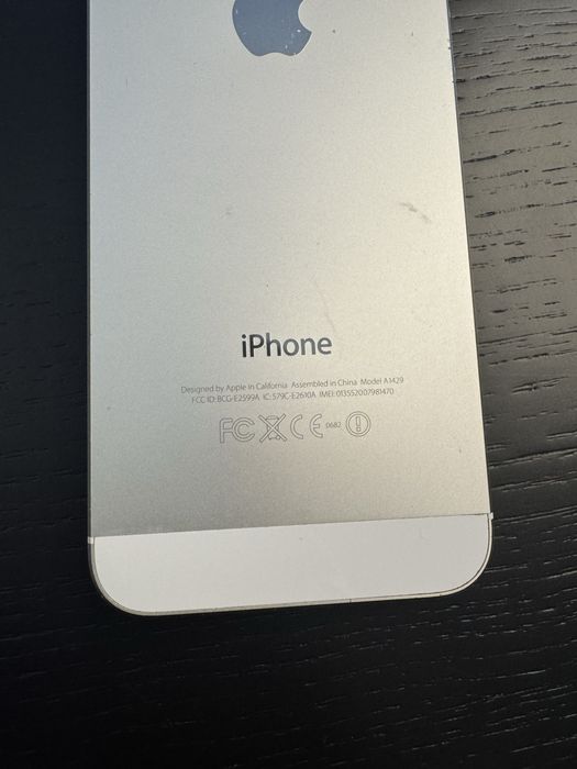 iPhone 5 prateado