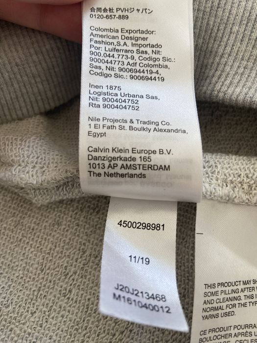 Calvin Klein Hoodie cinzento - tamanho M