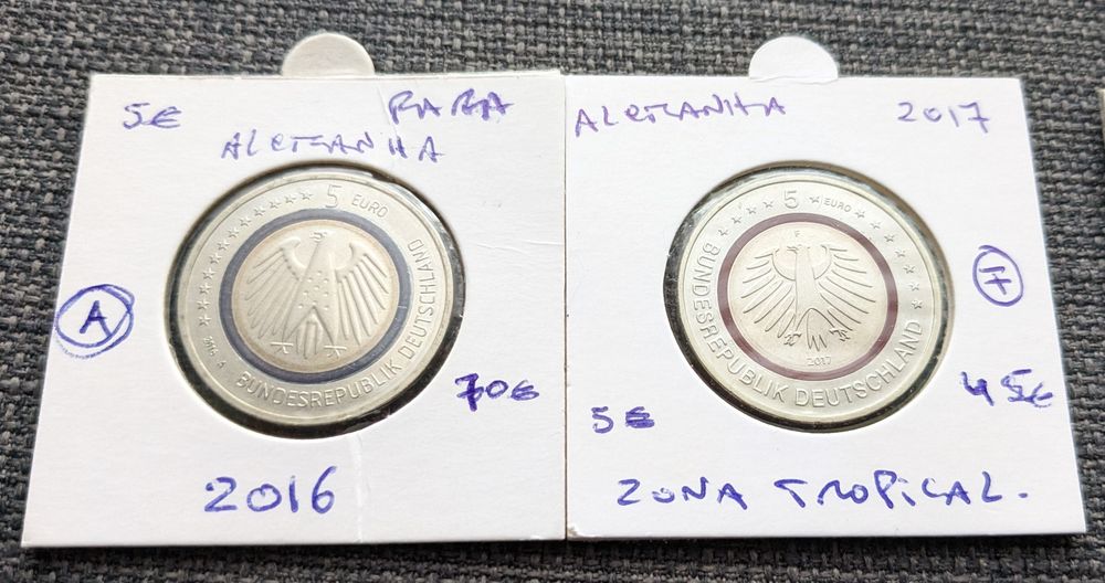 Moedas 5€ Alemanha UNC