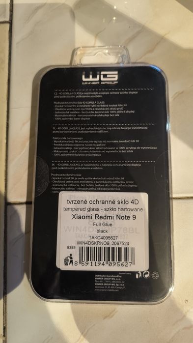 Szkło hartowane Xiaomi Redmi Note 9