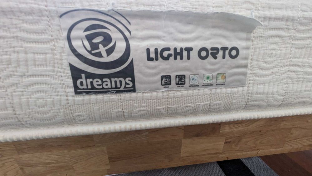 Cama solteiro jysk Madeira 190x90 ( inclui estrado e colchao )