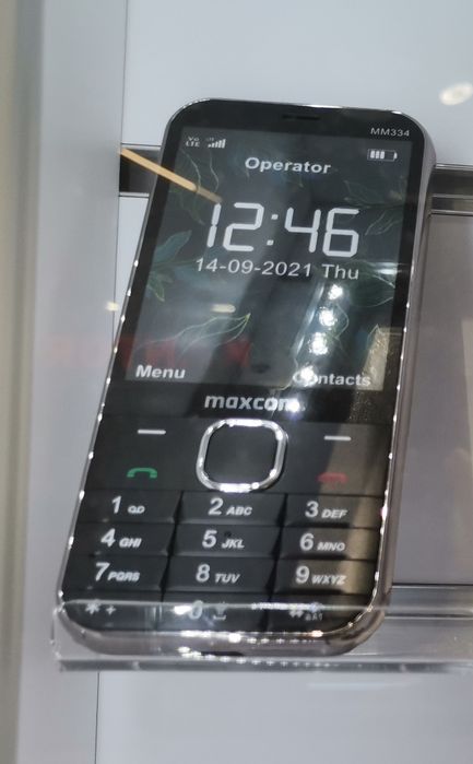 Telefon dla seniora Maxcom duży wyświetlacz
