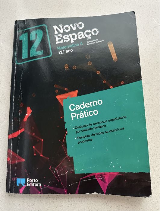 Caderno prático e de autoavaliação / atividades / exercícios Matemática A “NOVO ESPAÇO” 12.º ano