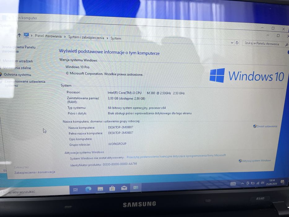 Laptop Samsung..