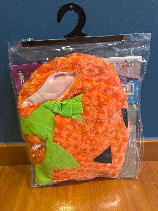 Fato de Carnaval criança 3/4 anos Abobora