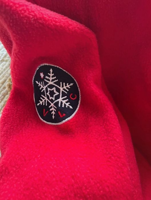 Sweatshirt polar vermelha XL