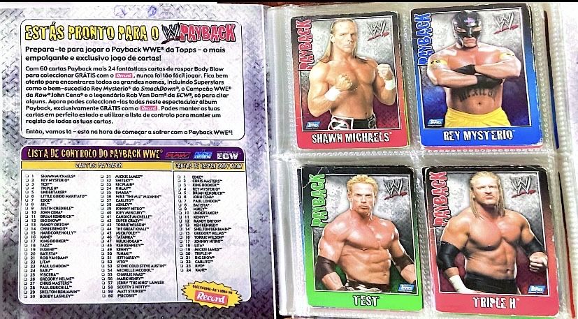 Álbum de Cartas Topps WWE
