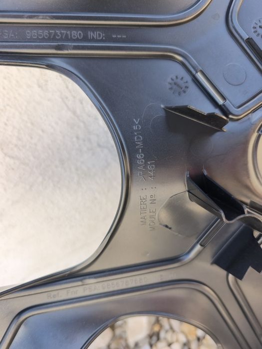 Jantes e tampões de 17 pulgadas do citroen c3 de 2026