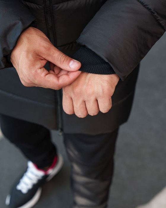 Куртка парка чоловіча зимова Nike + шапка у подарунок!