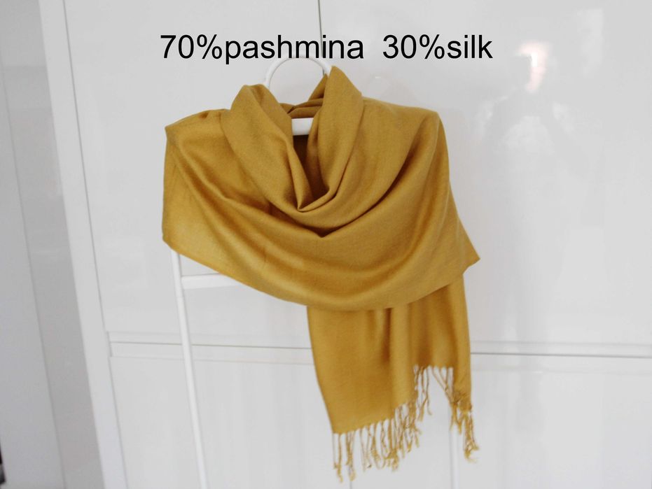 Szal 70%pashmina 30%jedwab