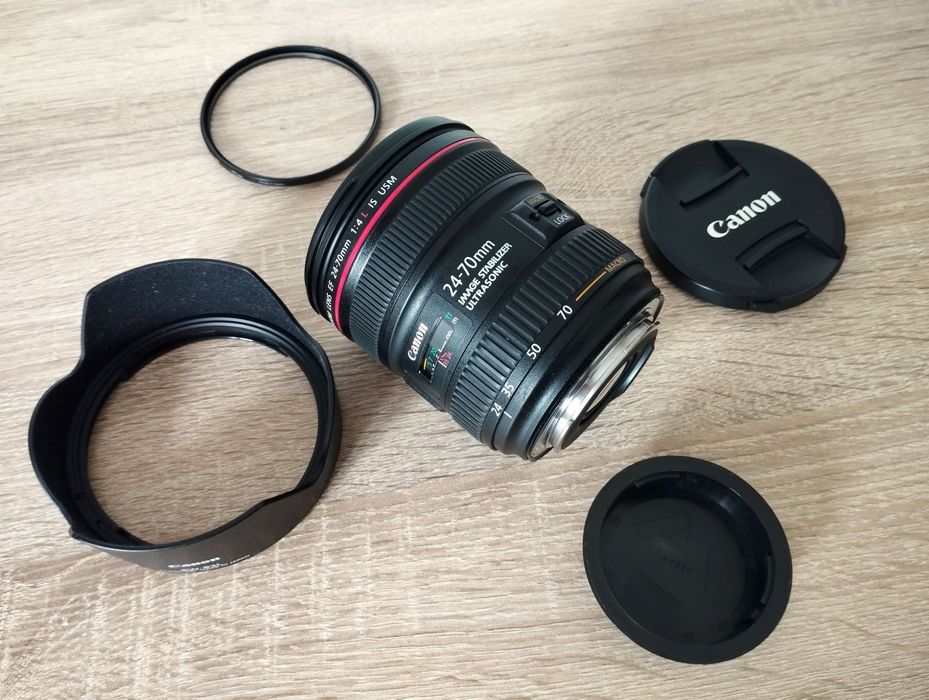 Canon EF 24-70mm F/4 L IS USM - como nova