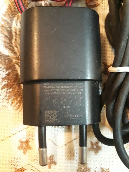 Зарядка  Nokia 5v,1,3a;Nokia 5v,1,2a,5v,2a