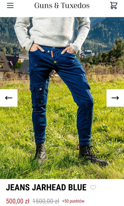 Spodnie męskie Guns & Tuxedos