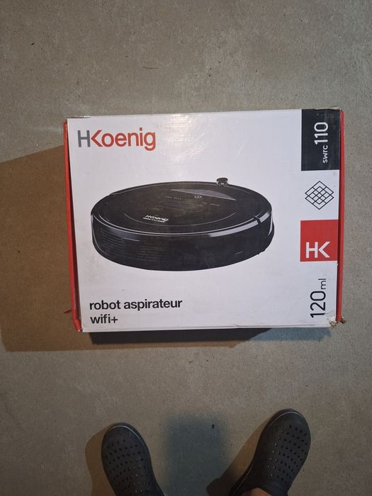 Robot odkurzający z mopowaniem H.Koenig SWRC110 Czarny