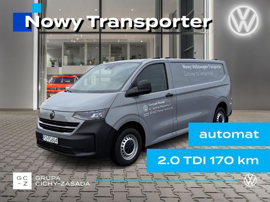 Volkswagen Transporter Furgon, 2,0 l TDI 170 KM / 8-bieg.automatyczna r. o: 3500 mm  Nowy Transporter Furgon 2.0 TDI 180 KM