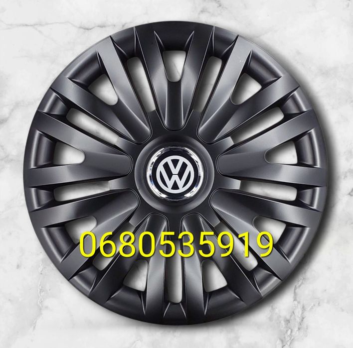 Колпаки Фольксваген R15 Passat Golf Jetta Polo T5 Ковпаки Volkswagen