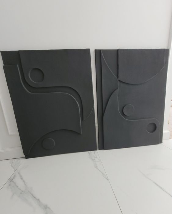 Relief geometryczny 60x80cm