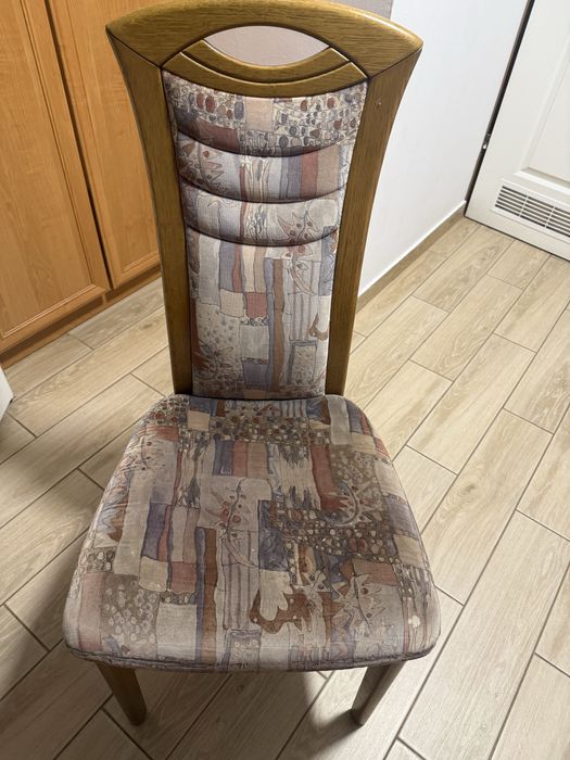 Krzesła lite drewno debowe do salonu jadalni