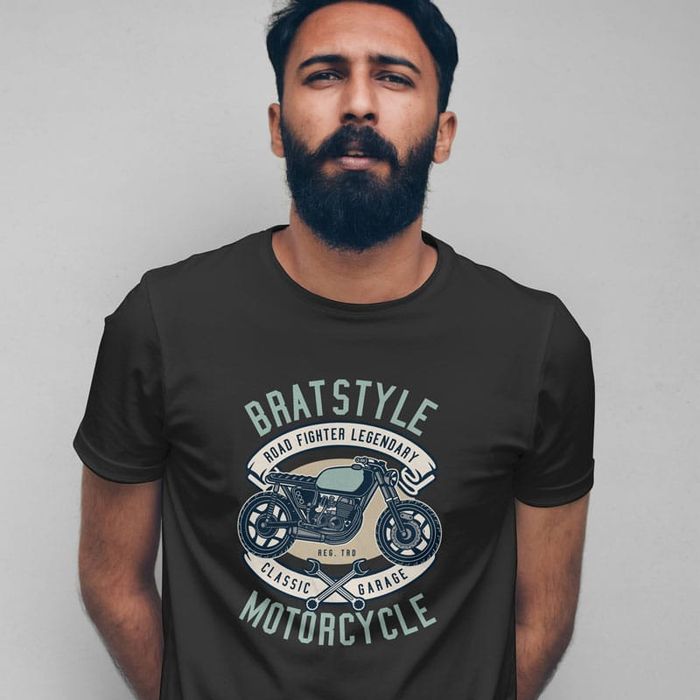 t-shirt Brat Style motocycle
