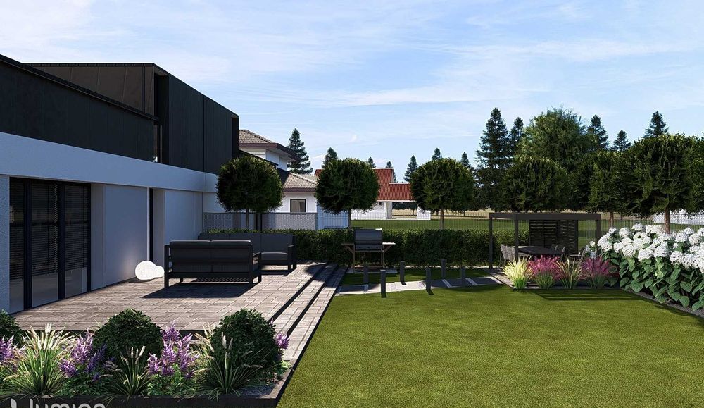 Projekty ogrodów | Wizualizacje| Wnętrza