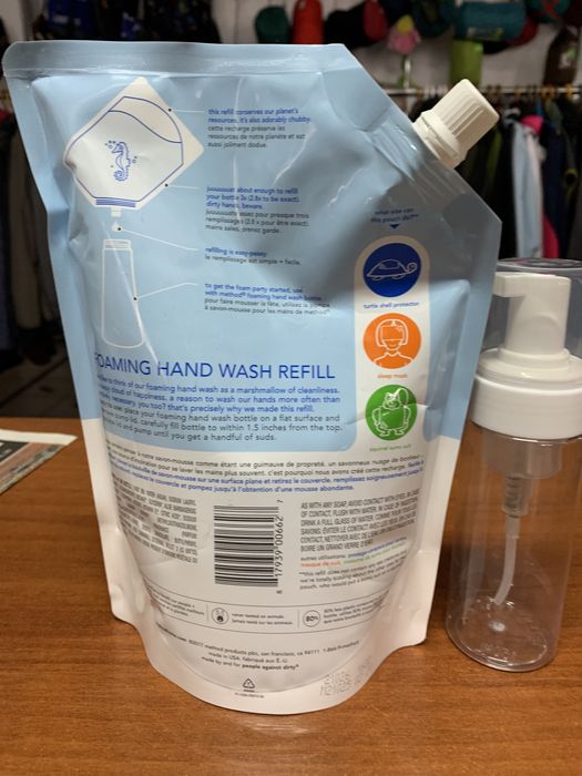 Мило Foaming Hand Wash Refill, Hand Wash, Method, солодка вода, 828 мл